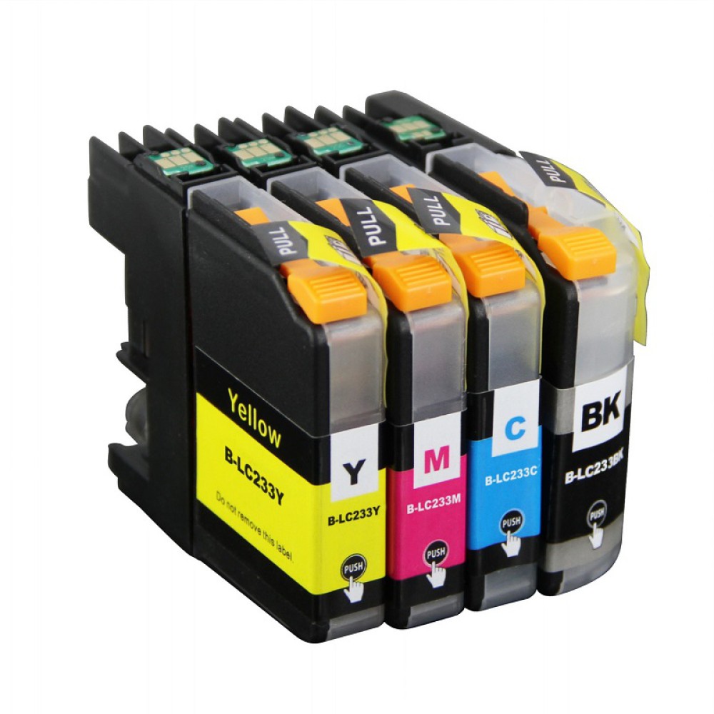 Brother LC233 LC-233 ink Cartridge Latest Smart Chip